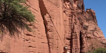 “No lo puedo creer”: influencer de Estados Unidos quedó impactado con los paisajes riojanos