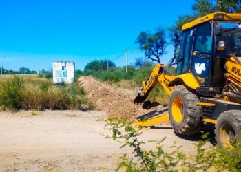 Avanza una obra clave para mejorar la presión de agua en un sector de Talamuyuna