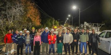 Quintela inauguró obras de iluminación y la primera etapa del Parque de la Familia en Vinchina