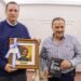 QUINTELA RECIBIÓ A HERNÁN BRIENZA EN EL MARCO DE LA FERIA DEL LIBRO DE LA RIOJA