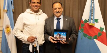 QUINTELA RECIBIÓ AL SUBCAMPEÓN MUNDIAL DE BMX FABRICIO MATURANO